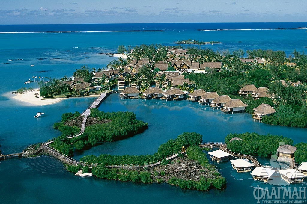 Еще пейзаж - отель MARVELLOUS MAURITIUS с высоты птичьего полёта.