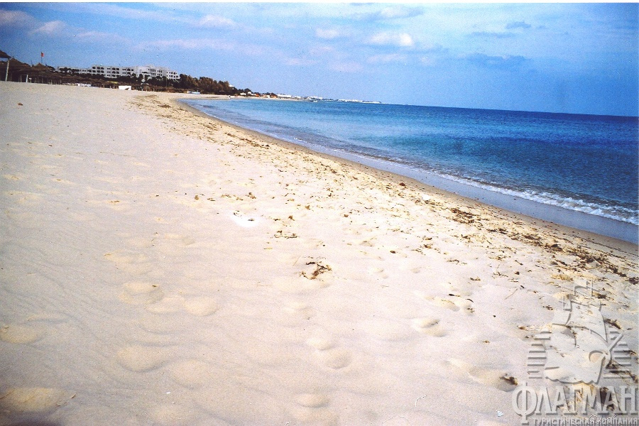 Пляж Хаммамет в Тунисе