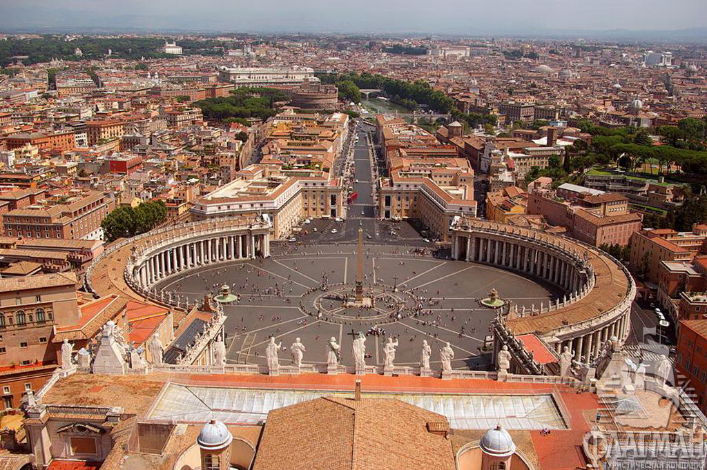 Рим. Вид на город с собора Св. Петра