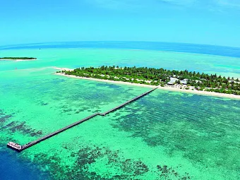  Вид острова FUN ISLAND.