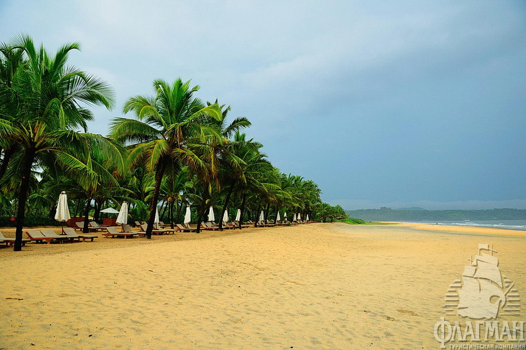 Пляж Мобор - вот за таким отдыхом едут люди в Индию.