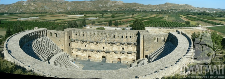 Аспендос - руины амфитеатра Сиде