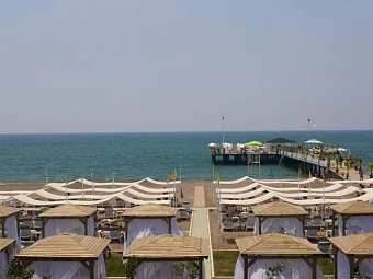 Пляж отеля DELPHIN IMPERIAL 5*