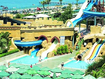 Аквапарк отеля DELPHIN DELUXE RESORT 5*