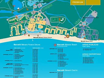  Карта курорта Barcelo Bavaro Resort