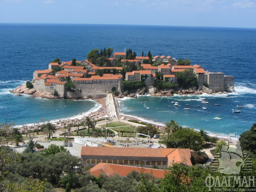 Город-отель Святой Стефан – визитная карточка Черногории