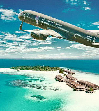 Чёрный джет летит на Мальдивы! Только бизнес-класс.