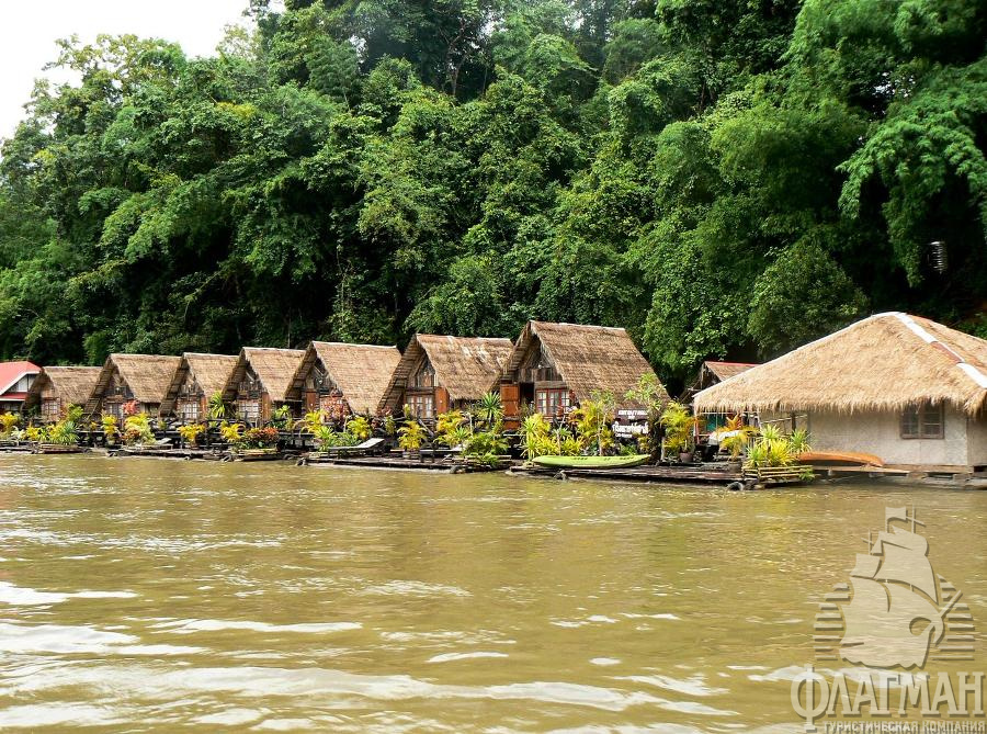 Путешествие по реке Квай в Тайланде