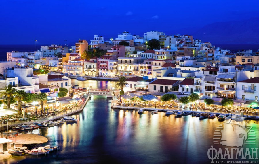 Айос-Николаос один из крупнейших туристических центров Крита