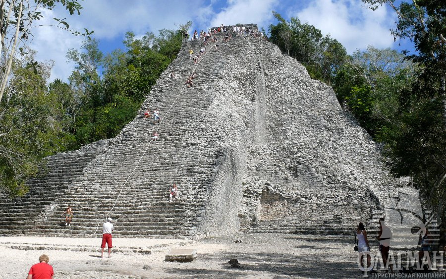 Самая высокая на Юкатане пирамида майя – Нохоч Муль