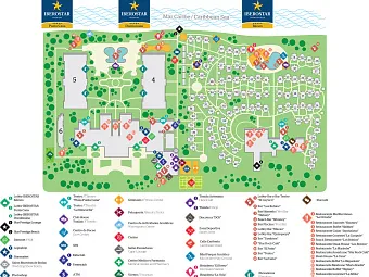  Карта курорта IBEROSTAR BAVARO RESORT - открывайте в новом окне и печатайте!